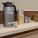 そばの神田 東一屋 - コンディメンツ。