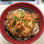 Muten Kurazushi - 桜えびかき揚げうどん390円
                        計979円