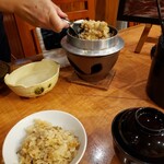 みさき - 〆の鯛の釜飯