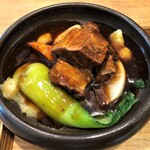 自然派中華 クイジン - こだわりランチ 主菜　三元豚のやわらか煮