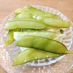 自然派中華 クイジン - 季節の麺セット 和牛すじ肉と菜の花の担々つけ麺　うすい豌豆ごはん