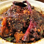 自然派中華 クイジン - 四川麻婆豆腐ランチ 主菜　四川麻婆豆腐 超辣
