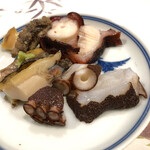 うを徳 - 煮蛸＆塩茹蛸＆宮古産戸床節