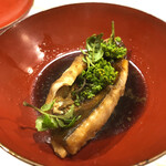 うを徳 - 眼張煮付＆花山椒