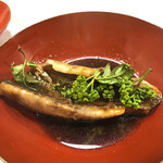 うを徳 - 眼張煮付＆花山椒