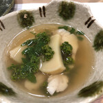 うを徳 - 花山椒鍋、喉黒＆物集女筍