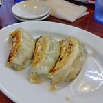 麺の風 祥気 - 手作りジャンボ餃子3ｹ@330