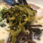 博多ラーメン 亀八 - 辛子高菜