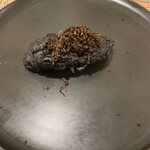 シクラメンテ - 鳥取県境港の黒鮑500gの備長炭のフリット　イタリア産黒トリュフのせ