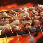 西遊記 - 備長炭で一気焼き上げます。焼き鳥の「命」