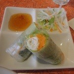 タイ・ベトナム料理の店 アジアの味 - ランチセット生春巻きアップ
