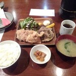 Miura Itadaki Shokudou - 若鶏とマグロの竜田揚げ定食