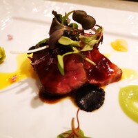 鹿児島牛のステーキ