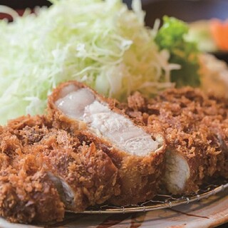 こだわりのとんかつ
