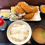 魚竹鮨 - 料理写真:カキフライ定食