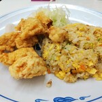 餃子の王将 - 学割定食　焼飯と唐揚　