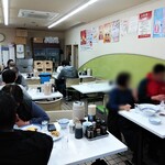 Gyouza No Oushou - 店内　テーブル席(非常事態宣言発令前)