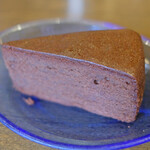 自家焙煎珈琲庵 - ケーキセット 800円 のチョコレートケーキ