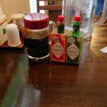 キッチン すみっこ - カツカレー三種の神器。