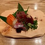ばんぺい柚 - 刺身四点盛り合わせ ¥1,800