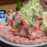 磯料理 一吉 - 金目鯛しゃぶしゃぶ