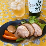 山田 - チャーシューと煮卵500円。大満足