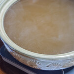 磯料理 一吉 - 金目鯛しゃぶしゃぶ出汁