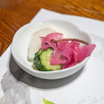 磯料理 一吉 - 漬物
       