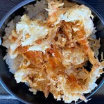 そば 天丸 - ミニかき揚げ天丼