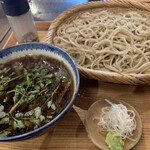 そば舎 あお - 芹と牛蒡の温かいつけ汁そば