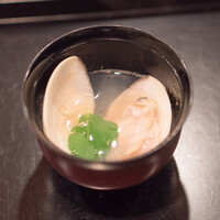 鮨 喜一 - でかいハマグリの吸い物