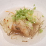 しらに田 - あなごとヤングコーンの揚げ物