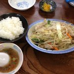 いこい - 野菜炒め定食８５０円