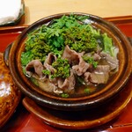是しん - 花山椒と牛鍋