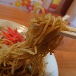 あじ福 - 炒め焼きそば、麺