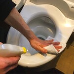 Ramen Hibiki - こまめにトイレも消毒・清掃してます。