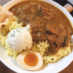 ナマステ堂 - 同僚のココナッツチキンカレー大盛り♪