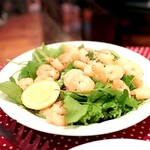 shrimp and arugula salad