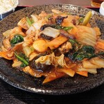 中華料理 満福苑 - ランチタイム 八宝菜定食