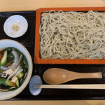 江戸蕎麦 一輪草 - 春の野菜つけセイロ