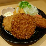 黒豚とんかつ せんごく - “ミックスフライ定食B”