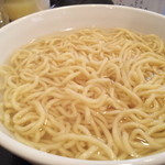 媛乃屋製麺所 - 釜揚げつけ麺の麺