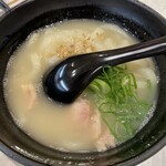 かっぱ寿司 - 鶏塩うどん　水炊き鍋の〆仕立て（390円）