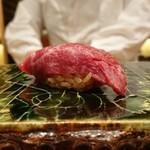 おにく 花柳 - 肉寿司