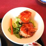 謝朋殿 - 若鶏の唐揚げ特製ソース