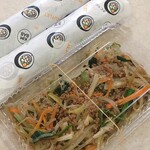 プラス - キンパ 各500円＆チャプチェ (大) 600円