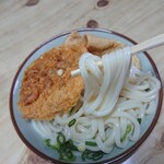 讃岐うどん がもう - 麺のリフトアップ