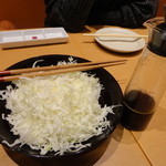 キムカツ - キャベツ食べ放題です