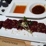 やきにくポッサムチプ - 2012.5.13(日)もうすぐ食べれなくなるかもの生レバー(>_<) こんなに美味しいのに行政のあほ！819円