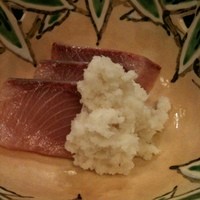 菊乃井 本店 - 寒ぶりのお造り鬼おろし添え